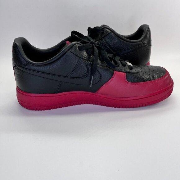 Nike Air Force 1 Low Black Size 11 Black & Red 318274-001 2007 - Picture 9 of 16